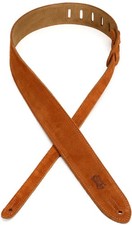 Honey Suede Guitar Strap 2 Inch Wide Adjustable 36 to 52 Inches XL Available
