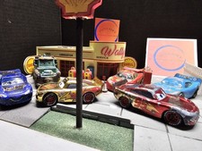 Lightning McQueen Tow Mater 1:55 Disney/Pixar Cars Lot Of 6 Loose Rough