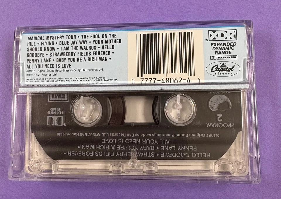 BEATLES MAGICAL MYSTERY TOUR CASSETTE Foto 2 de 4