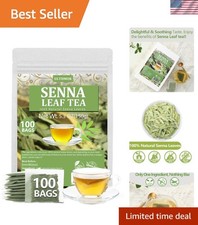 Caffeine-Free Senna Tea - 100 Bags of 100 Natural Laxative Support