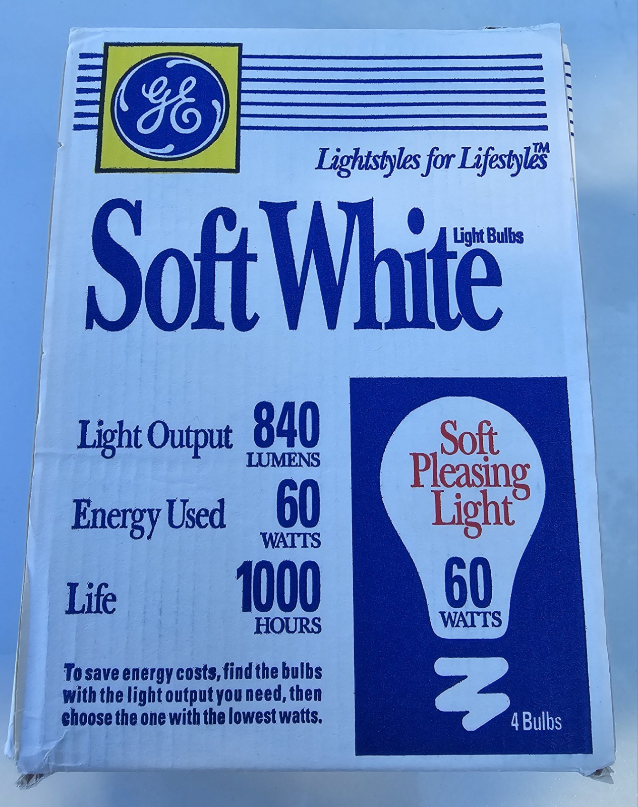 60w 840 Lumens Nos 4 Pack Incandescent Mint