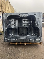 2 3 PERSON HOT TUB PLUG AND PLAY WORKS FINE STEPS AND COVER WATERFALL LIGHTS