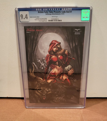 Grimm Fairy Tales Code Red #1 CGC 9.4 (2013) NM WP Campbell Retail Incentive