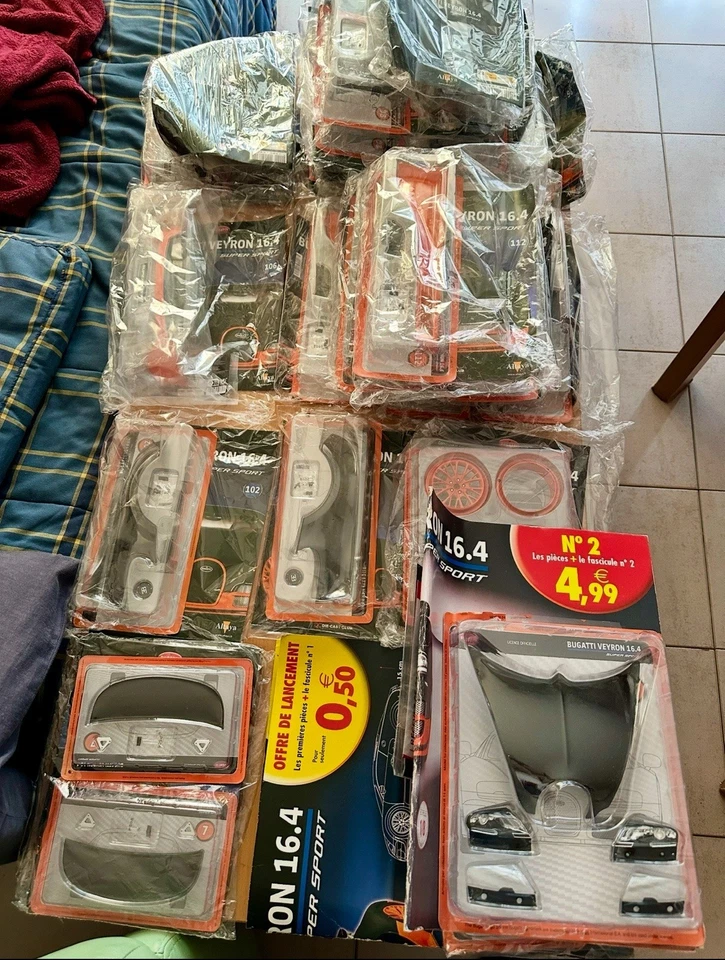 BUGATTI VEYRON 16.4 SUPER SPORT 1/8 Kit 1-120 Non Completo Altaya/deagostini - Immagine 2 di 2