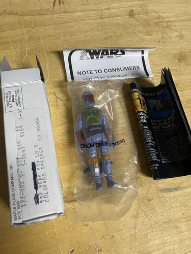 Star Wars 1979 Kenner Boba Fett Complete Mail Away SW-D Action Figure