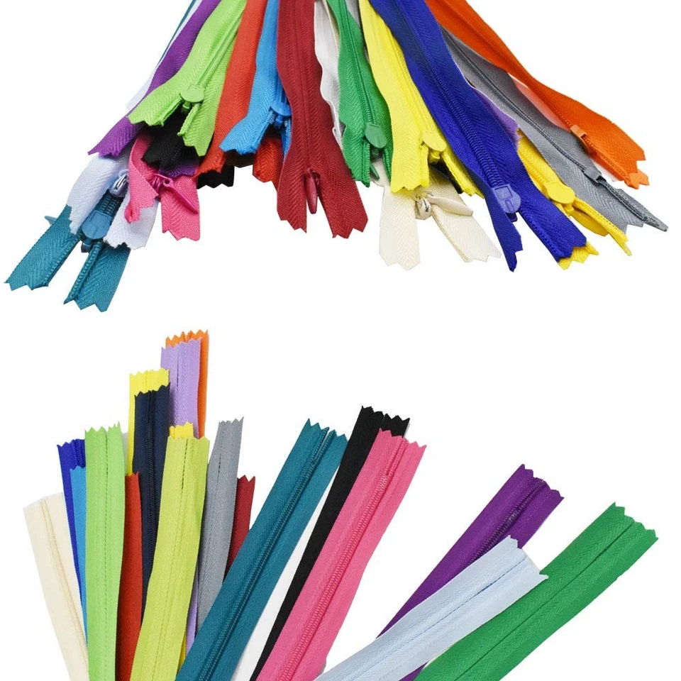 40Pcs Nylon Invisible Zippers Sewing for Tailor Sewing Crafts, Dresses, - Image 4 of 4