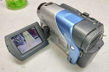 TESTED - READ JVC GR-D33U MiniDV Digital Video Camera Camcorder Silver Blue