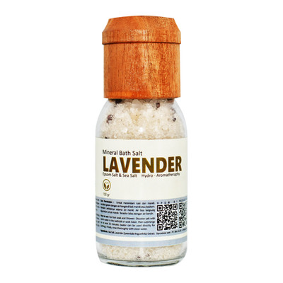 Bali Alus, Mineral Badesalz, 150g, Lavendel (1er Pack)