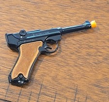 Paratrooper Model 1117 Miniature German Luger Toy Cap Pistol Made in Hong Kong