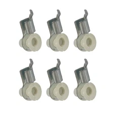 1965-1966 Ford Mustang Door Lock Latch Rod Retainer Clips - Set of 6