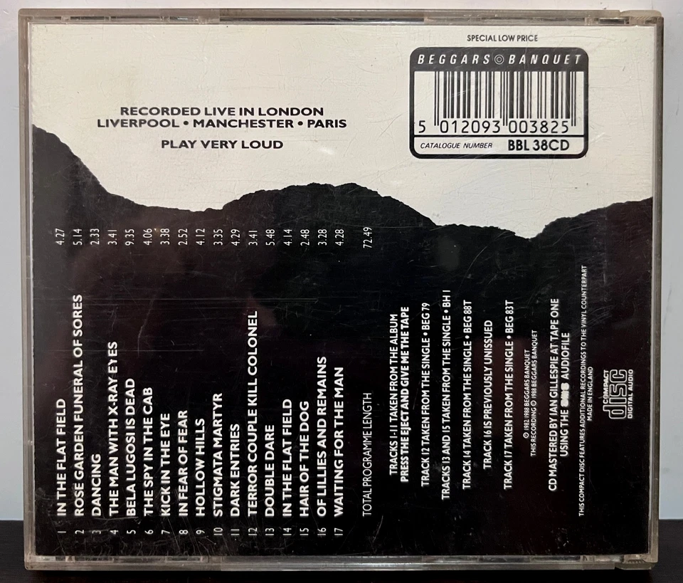 BAUHAUS - Press The Eject (1988 UK Pressing) - Compact Disc CD - Excellent Cond. Foto 2 de 3