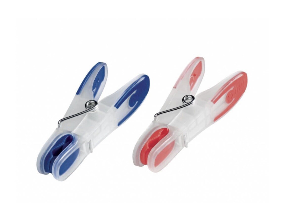 STRONG PLASTIC CLOTHES PEGS CLIPS PINE WASHING LINE AIRER DRY LINE HOME