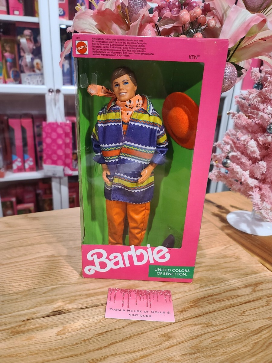 Barbie 1990年のベネトン Ken & ヴィンテージアウトフィット NEW! 1990 UNITED COLORS OF BENETTON KEN BARBIE! | eBay