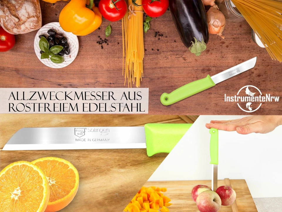 Gemüsemesser Solingen Küchenmesser Schälmesser Obstmesser Allzweckmesser Scharf - Bild 3 von 4