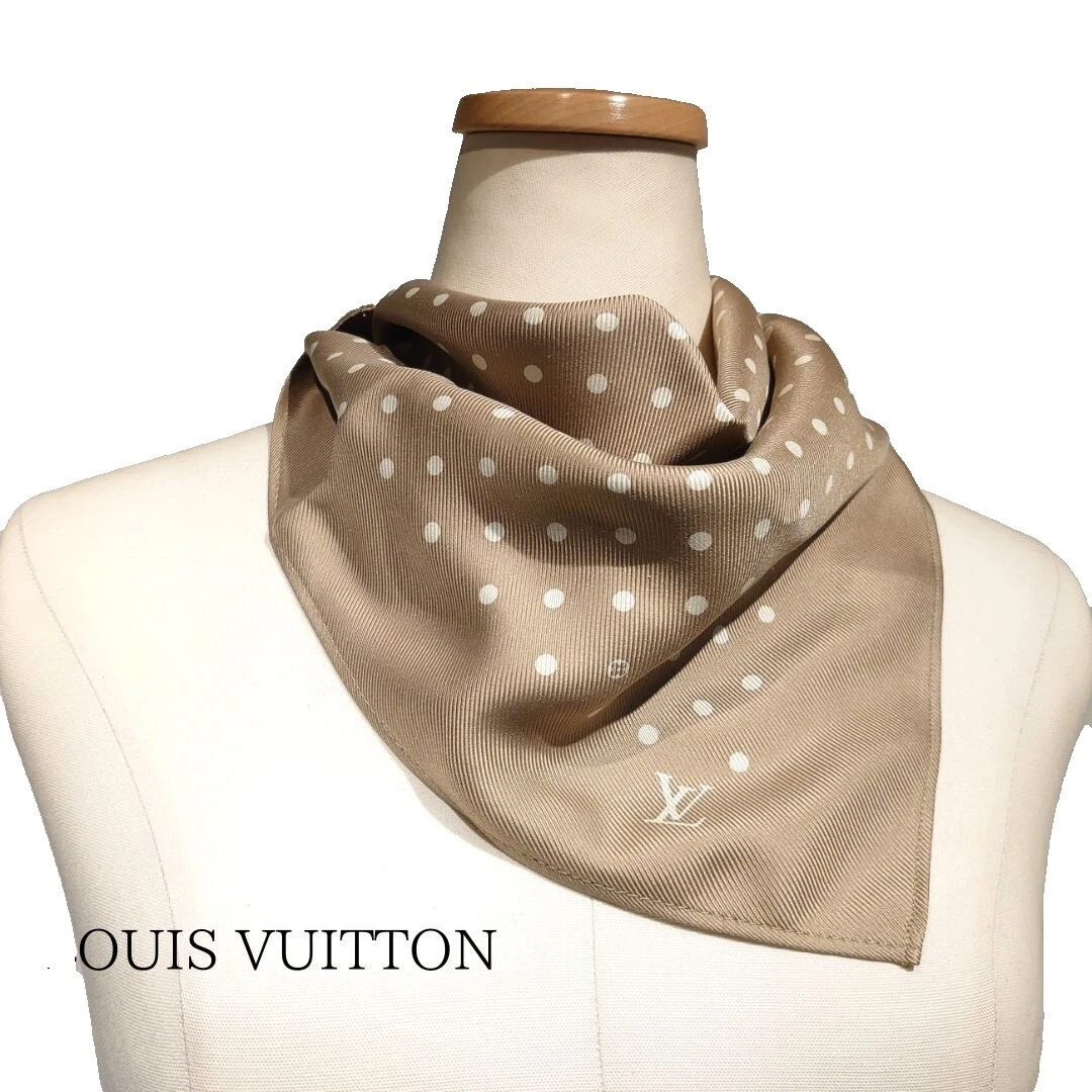 Шарфы и палантины для женщин Louis Vuitton в горошек