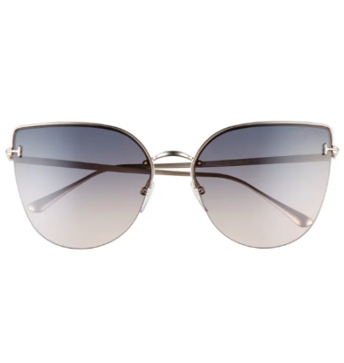 Designer Glasses Tom Ford Ingrid Cat Eye Sunglasses Tom Ford