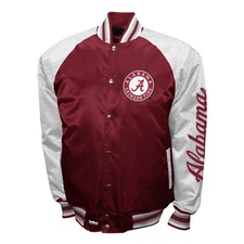 Franchise Club Mens NCAA The Game Satin Jacket