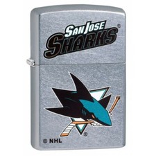 Zippo Lighter: NHL Hockey, San Jose Sharks - Street Chrome