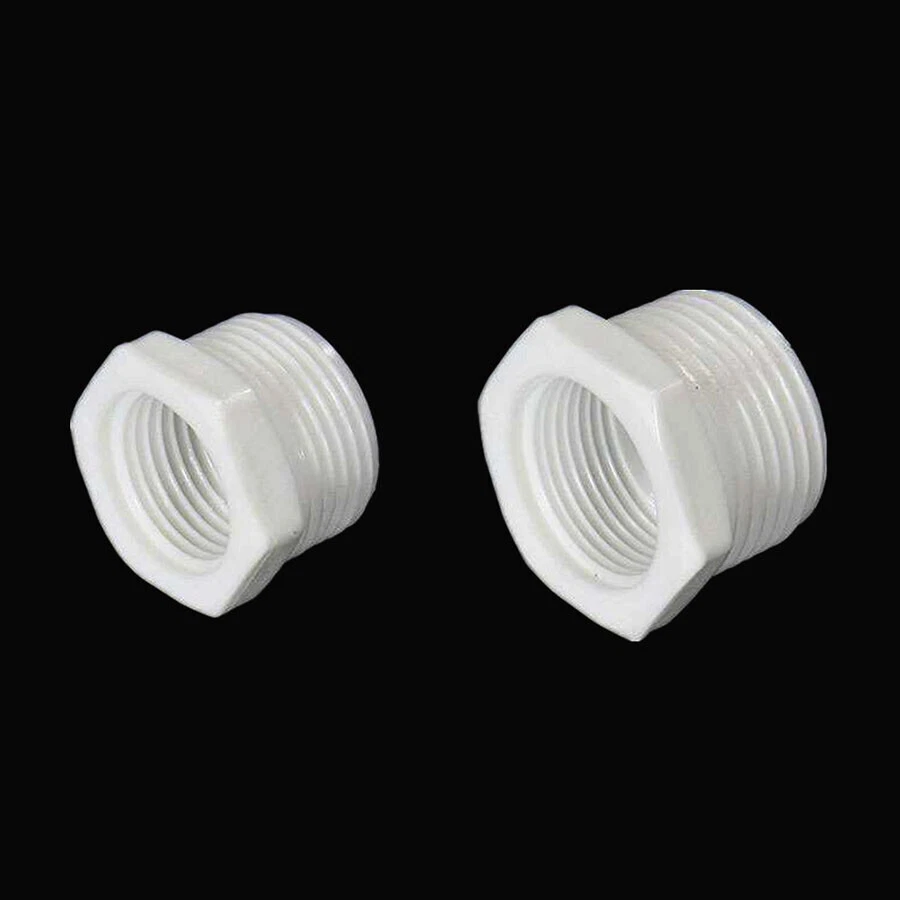BSP Reducing Bushing Male×Female Thread Plastic Pipe Connector Fittings 1/4"~1" - Image 3 of 4
