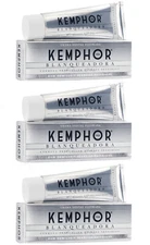 3 KEMPHOR 1918 BLANQUEADORA Whitening Toothpaste 75ml 2.5fl. oz