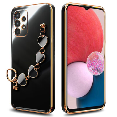 For Samsung Galaxy A13 4G Case Slim Fashion Luxury Phone Cover w/ Tempered  Glass | eBay