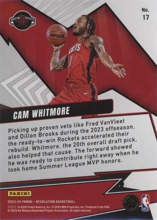 2023-24 Panini Revolution - Cam Whitmore #17