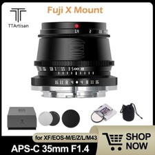 TTArtisan 35mm F1.4 APS-C Lens for Fuji Fujifilm X-Mount Cameras X-A1 X-A10 X-A2