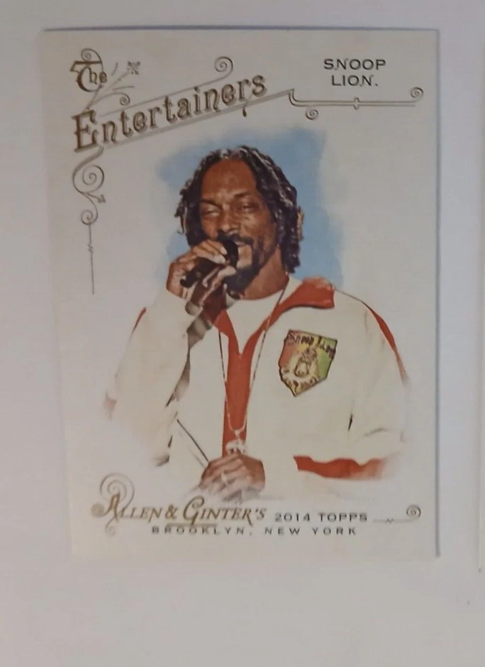 Snoop Lion trading card