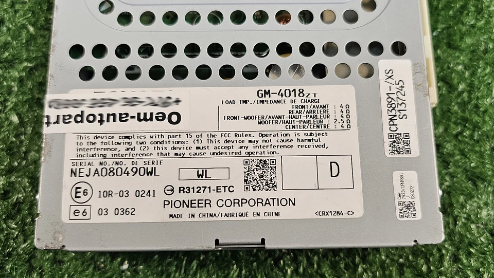 Lexus IS250 IS350 Radio estéreo amplificador pionero 86280-53190 OEM usado Foto 4 de 4