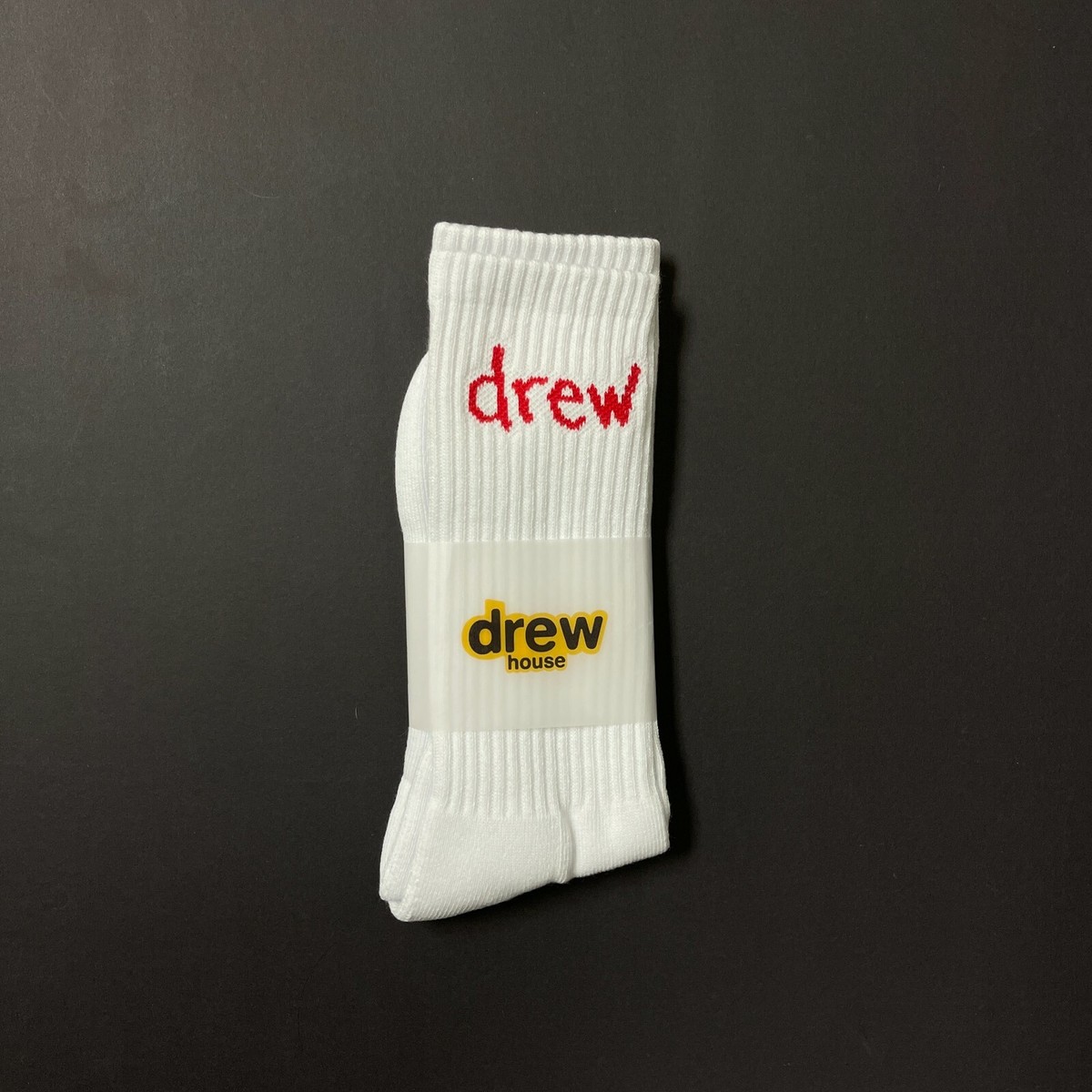 ★日本未入荷★drew house scribble socks NEW DS Drew House Scribble Crew Socks White cPFm TS | eBay