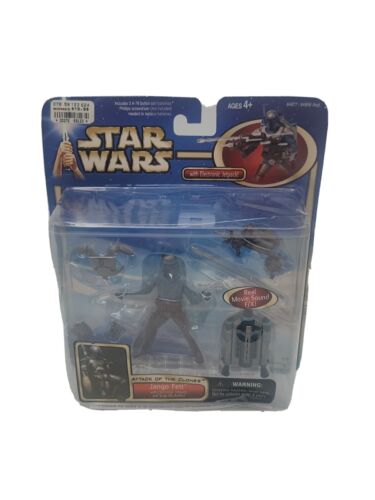 Star Wars: Angriff der Klone - Jango Fett mit elektronischem Jetpack & Rüstungsset - Bild 1 von 4