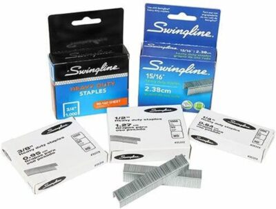 Heavy Duty Staples 1000 Box Sharp Chisel Points Secure 90 Sheets Premium Quality