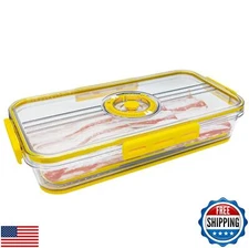 WonLiq Airtight Bacon Keeper Containers with Lids, Premium Cold Cut Storage f