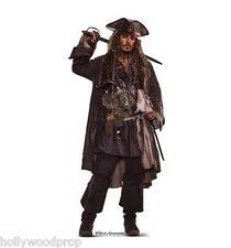 PIRATES OF CARIBBEAN JACK SPARROW JOHNNY DEPP LIFESIZE STANDUP STANDEE CUTOUT