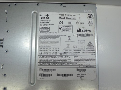 Cisco 2900 Series 2921 Integrated Services Network Router - HWIC 2T Card - Picture 6 of 6
