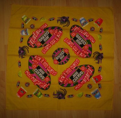 Jose Cuervo Tequila Bandana Mini Margarita Cocktail Bar Lounge Bandanna  Scarf