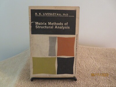Matrix Methods of Structural Analysis   PB   1964   R. K. Livesley