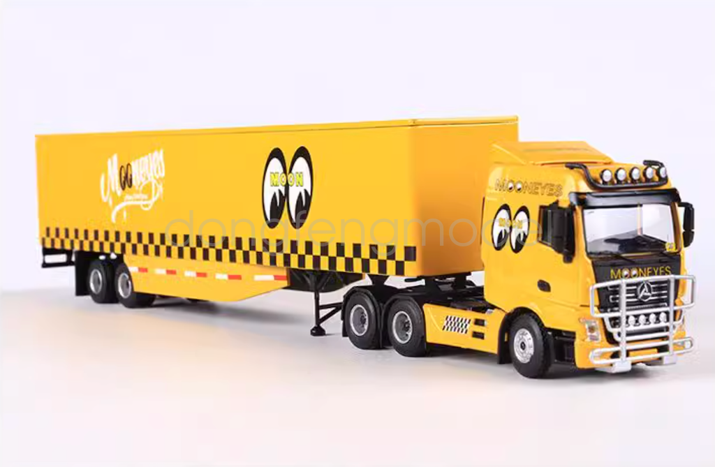 MJ 1:64 Mooneyes SANY Trailer Container Truck Diecast Metal Car