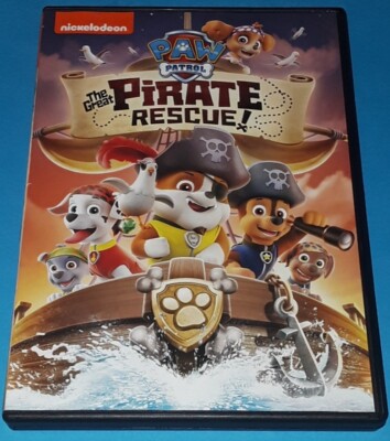 Paw Patrol NICKELODEON DVD 2015 The Great Pirate Rescue Kids Cartoon  Episodes