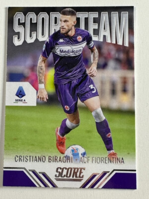 Panini SCORE Soccer Serie A 2021-22 ACF Fiorentina Score Team Cristiano Biraghi