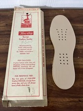 Cushion Insoles ~ Flex-step ~ Brown Mfg Co, Boston ~ Men’s 7 Style 43  