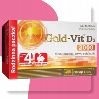 OLIMP Gold-Vit D3 2000 j.m. Tabletten 120 Stück Nahrungsergänzungsmittel