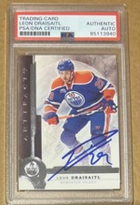 2016-17 Artifacts Leon Draisaitl Auto Autograph Signed Card PSA COA