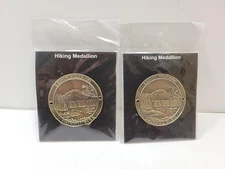 Lassen Volcanic National Park Hiking Medallion Lot 2 Mt Lassen Stick Staff Badge