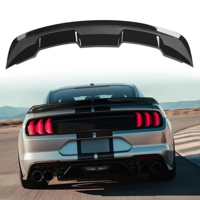 2015-2023 Mustang EcoBoost V6 V8 Coupe GT350 GT500 Style Rear Spoiler Wing ABS