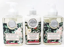 Michel Design Works Winter Garden Foaming Sink Hand Soap Hand Body Lotion 3p Set