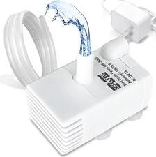 Automatic Small Sump Pump with Water Sensor, 5 FT Lift 55 GPH 115V/230V Mini Con