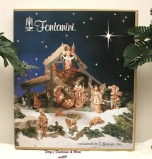 FONTANINI ITALY BINDER w/5 INSERTS HOLDS 20-60 STORY CARDS 65067 GC