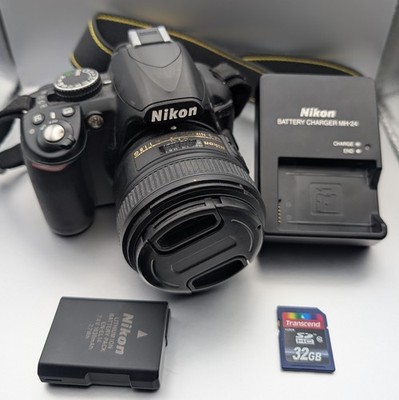 Nikon D3100 Camera with Nikon AF-S Nikkor 50mm 1:1.8G Objective