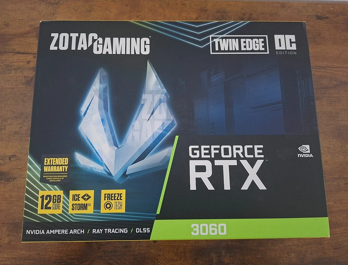 ZOTAC NVIDIA GeForce RTX 3060 12GB GDDR6 Computer Graphics Cards